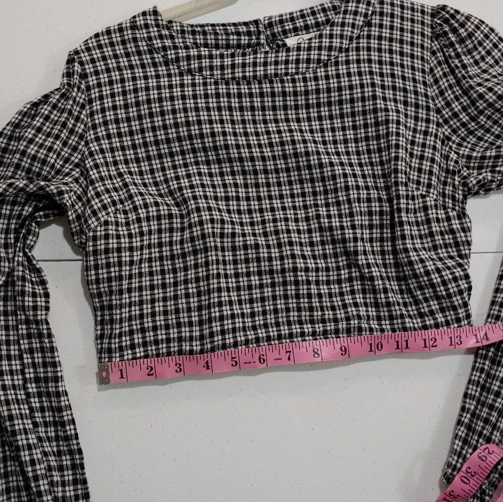JAPNA LONG SLEEVE CROP TOP (a427) - Picture 3 of 14